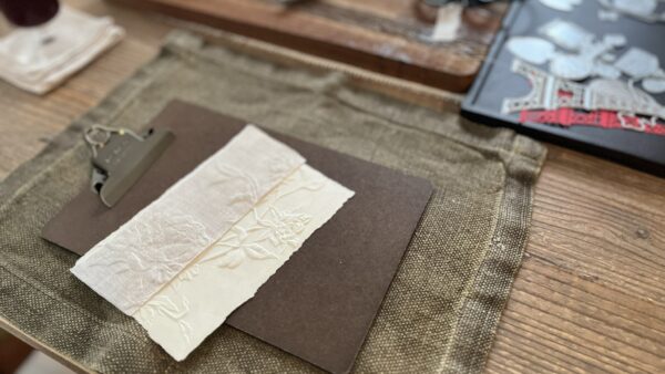 Discovering the Depth of Embossing – A Workshop with Mrs. Shiratsuka