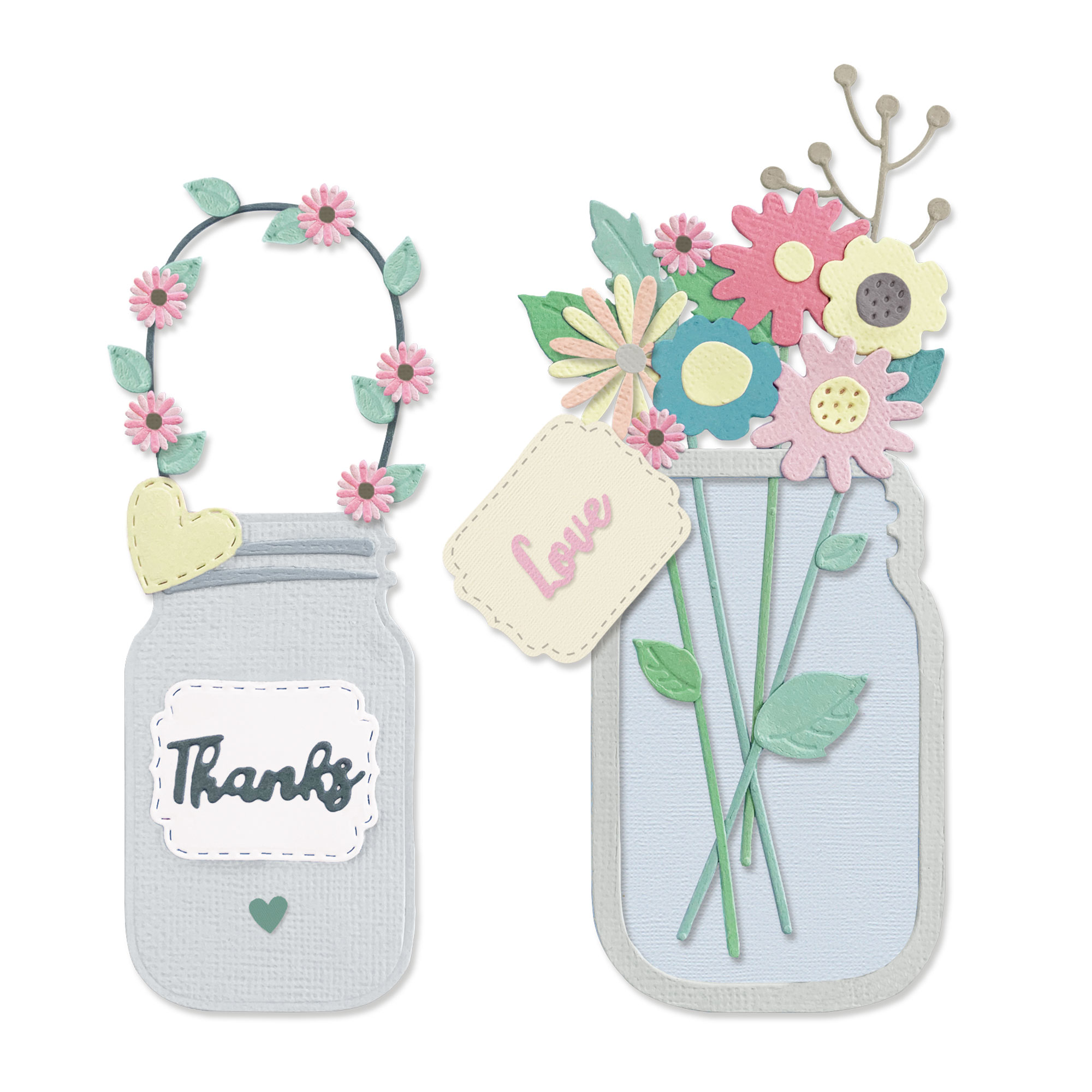 ジャーオブフラワー シンリッツ/ Jar of Flowers –  Thinlits Die Set 17PK