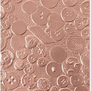 ヴィンテージボタン エンボスフォルダー / Vintage Buttons - 3-D Textured Impressions Embossing Folder by Eileen Hull