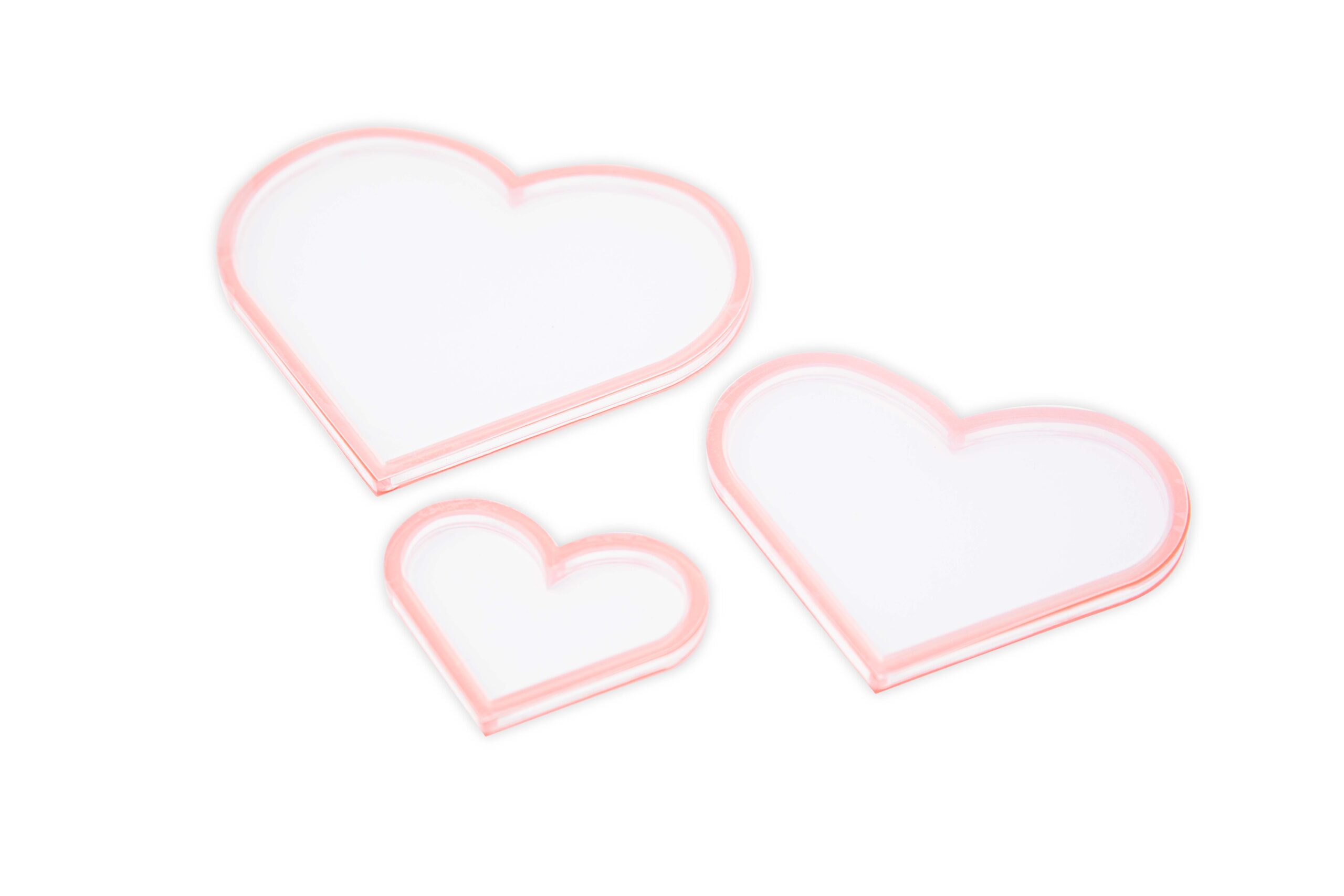 シェイカー ペインズハート 3個入 / Shaker Panes, Hearts  –  Sizzix Making Essential 1 1/2″, 2 1/2″ & 3 1/2″ 3PK