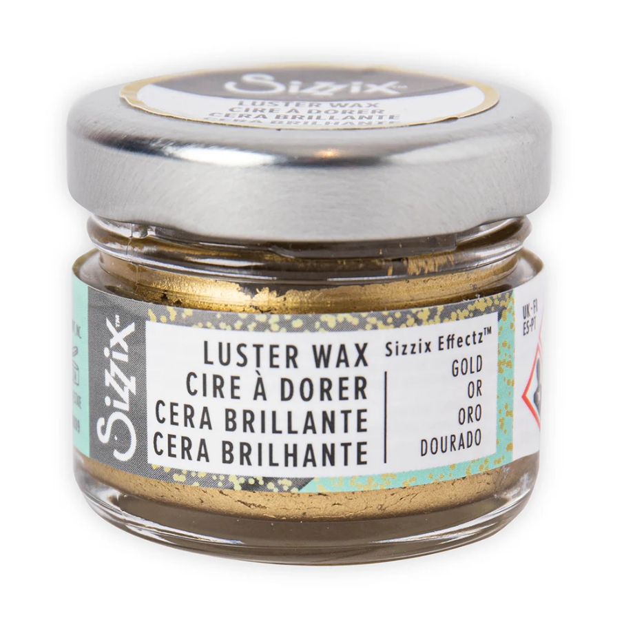 ラスターワックス ゴールド / Luster Wax, Gold, 20ml – Sizzix Effectz