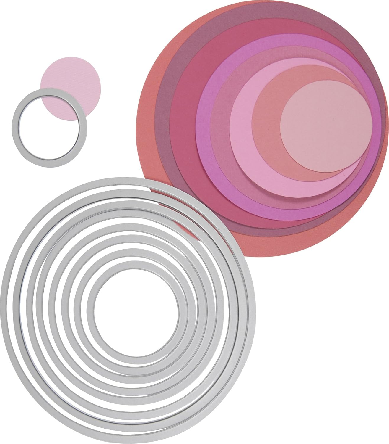サークル フレームリッツ / Circles – Framelits Die Set 8PK