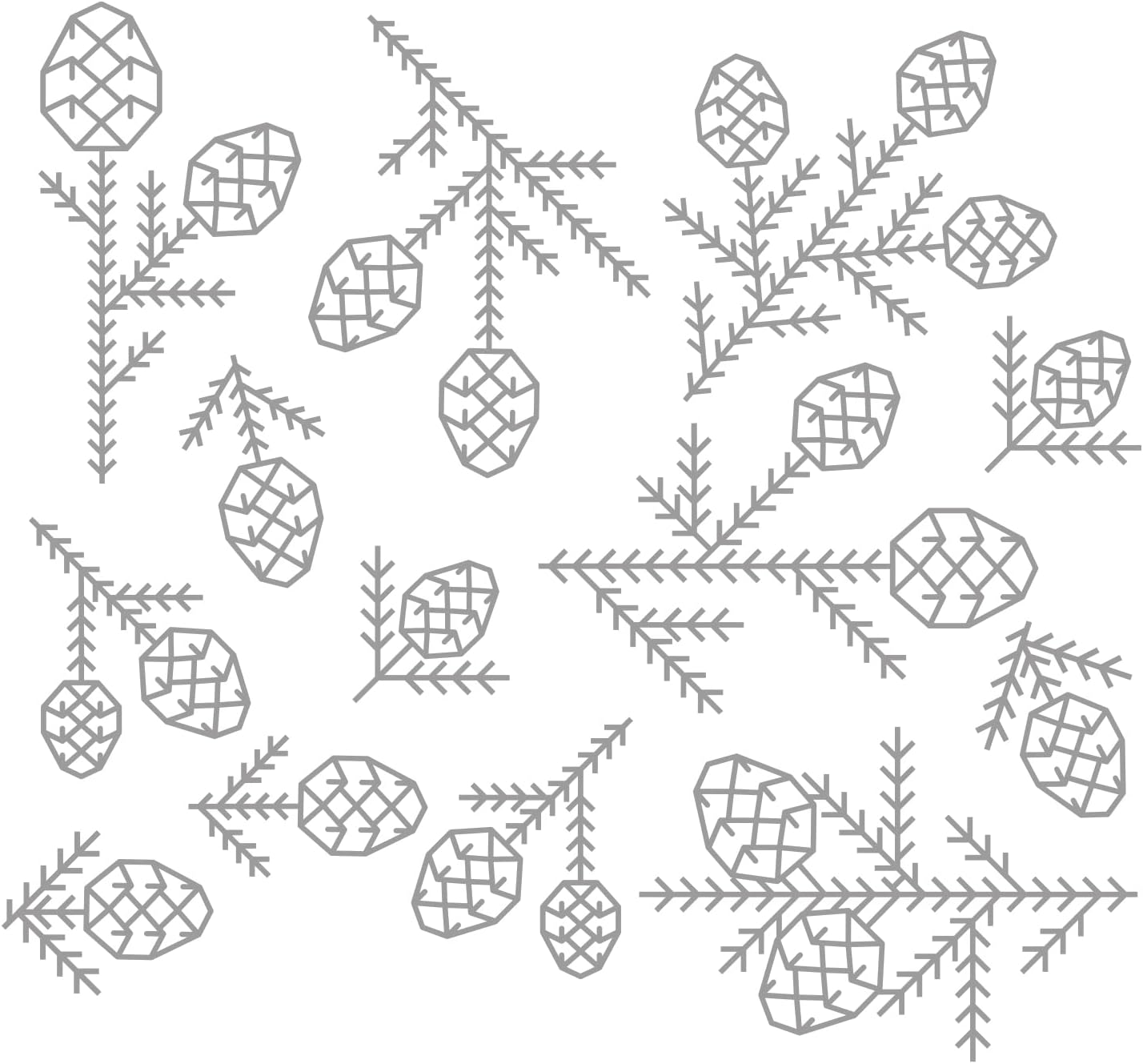 パインパターン（松模様） シンリッツ / Pine Patterns – Thinlits Die Set 13PK by Tim Holtz