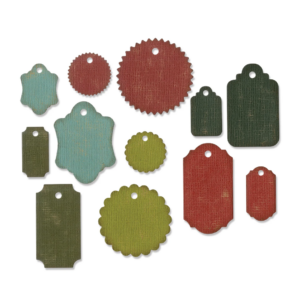 ギフトタグ シンリッツ /  Gift Tags - Thinlits Die Set 12PK by Tim Holtz