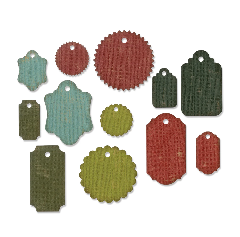 ギフトタグ シンリッツ /  Gift Tags – Thinlits Die Set 12PK by Tim Holtz