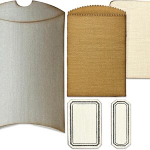 ボールト ピローボックス + バッグ シンリッツ / Vault Pillow Box - Thinlits Die Set 5PK by Tim Holtz