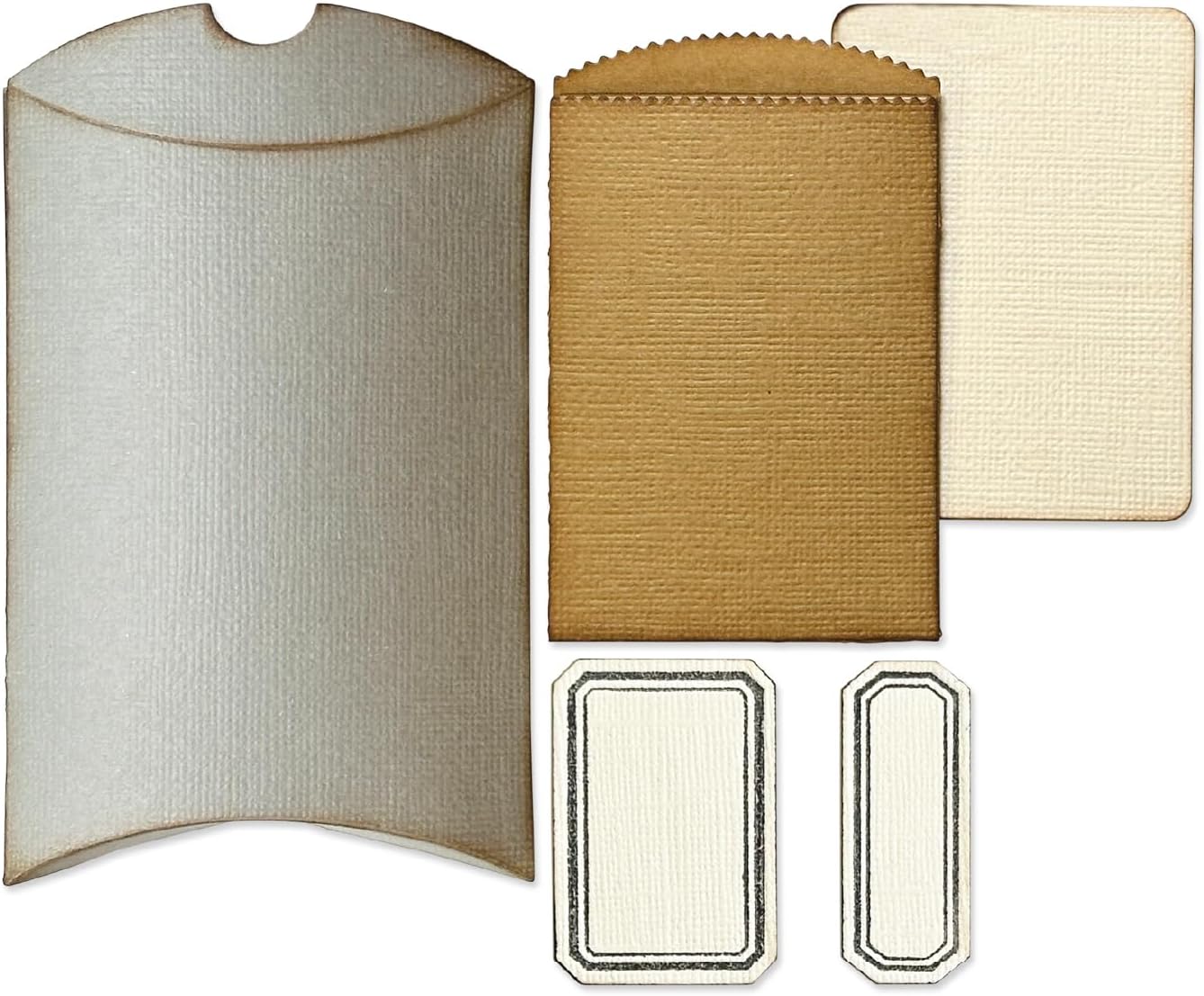 ボールト ピローボックス + バッグ シンリッツ / Vault Pillow Box – Thinlits Die Set 5PK by Tim Holtz