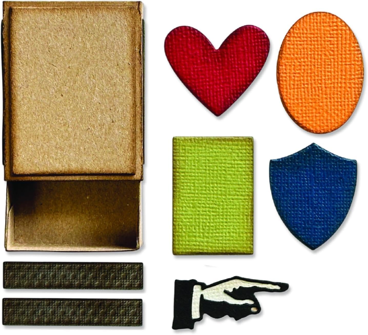 ボールト マッチボックス シンリッツ / Vault Matchbox – Thinlits Die Set 10PK by Tim Holtz