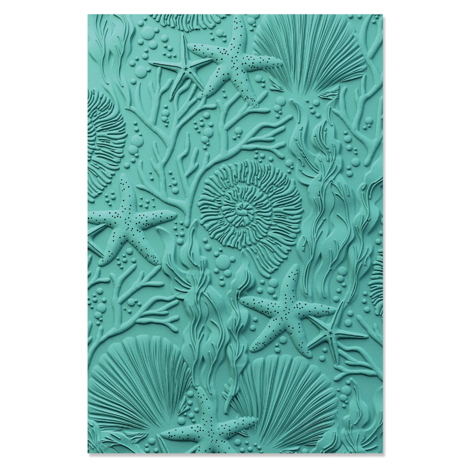 アンダー ザ シー エンボスフォルダー / Under the Sea – 3-D Textured Impressions Embossing Folder